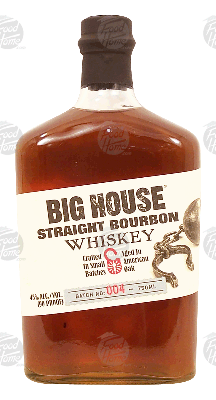 Big House  straight bourbon whiskey, aged in american oak, 45% alc. by vol. Full-Size Picture